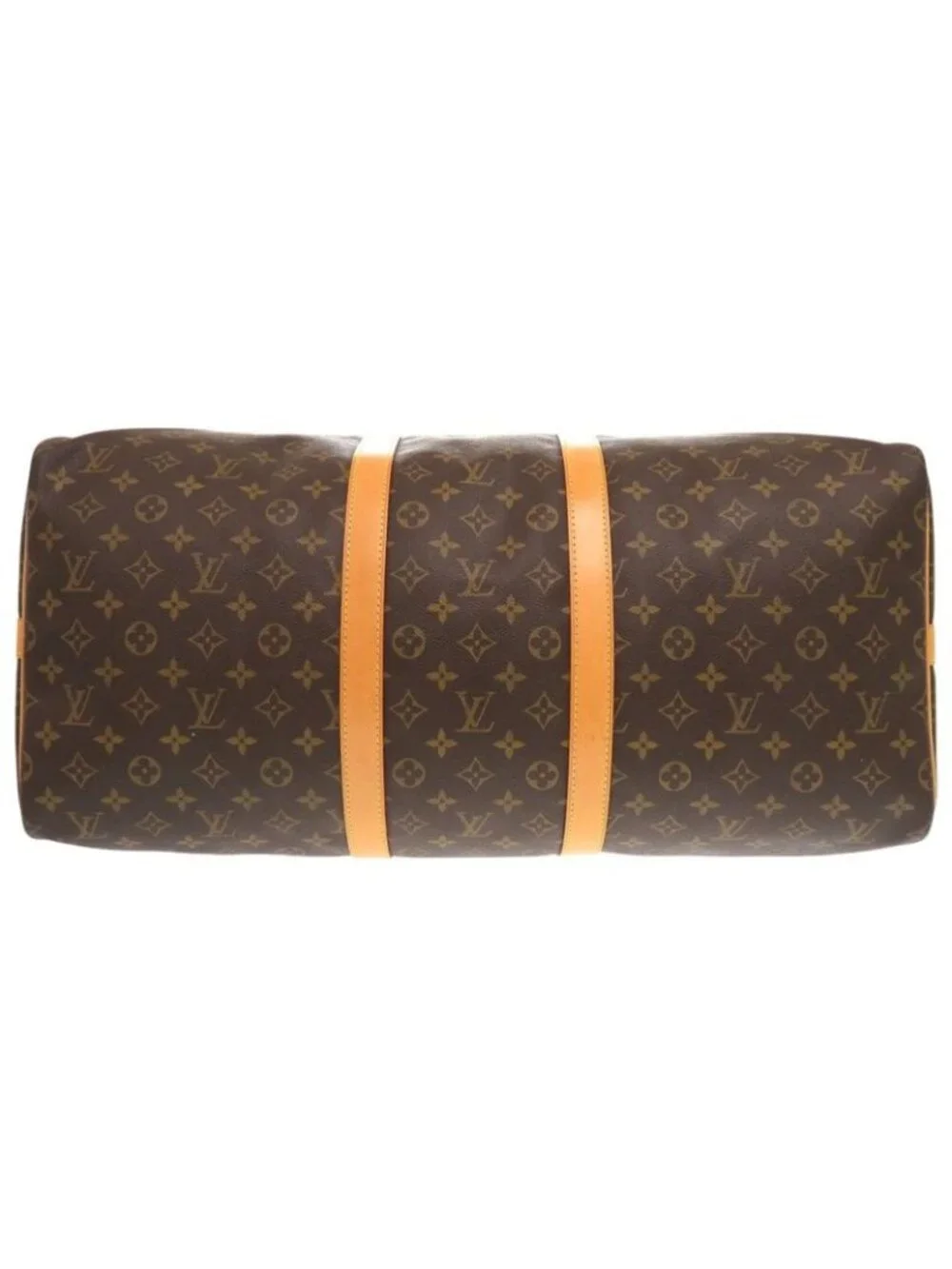 Louis Vuitton Keepall Bandoliere 55 Monogram Boston Bag 0651 - Picture 3 of 10